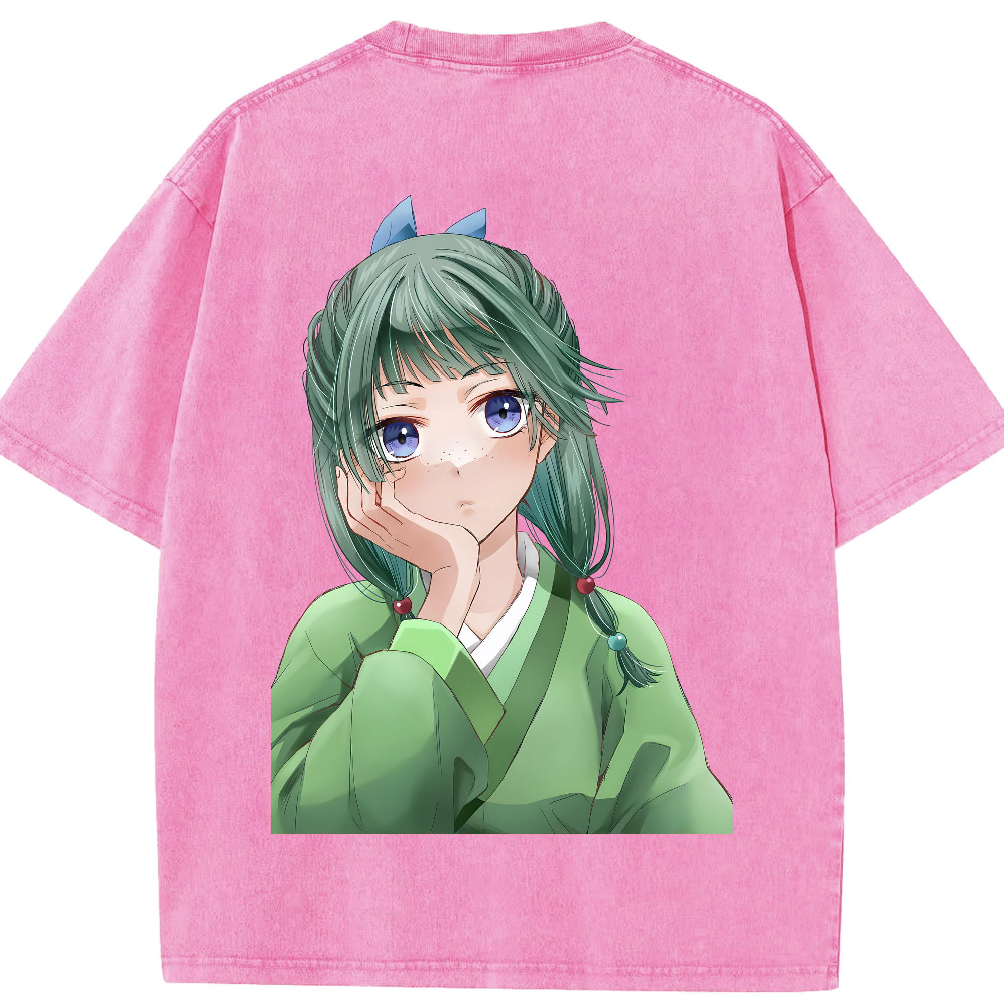 （画像用） 薬屋のひとりごと The Apothecary Diaries 綿100% ヴィンテージ風 半袖Tシャツ（背面プリント）